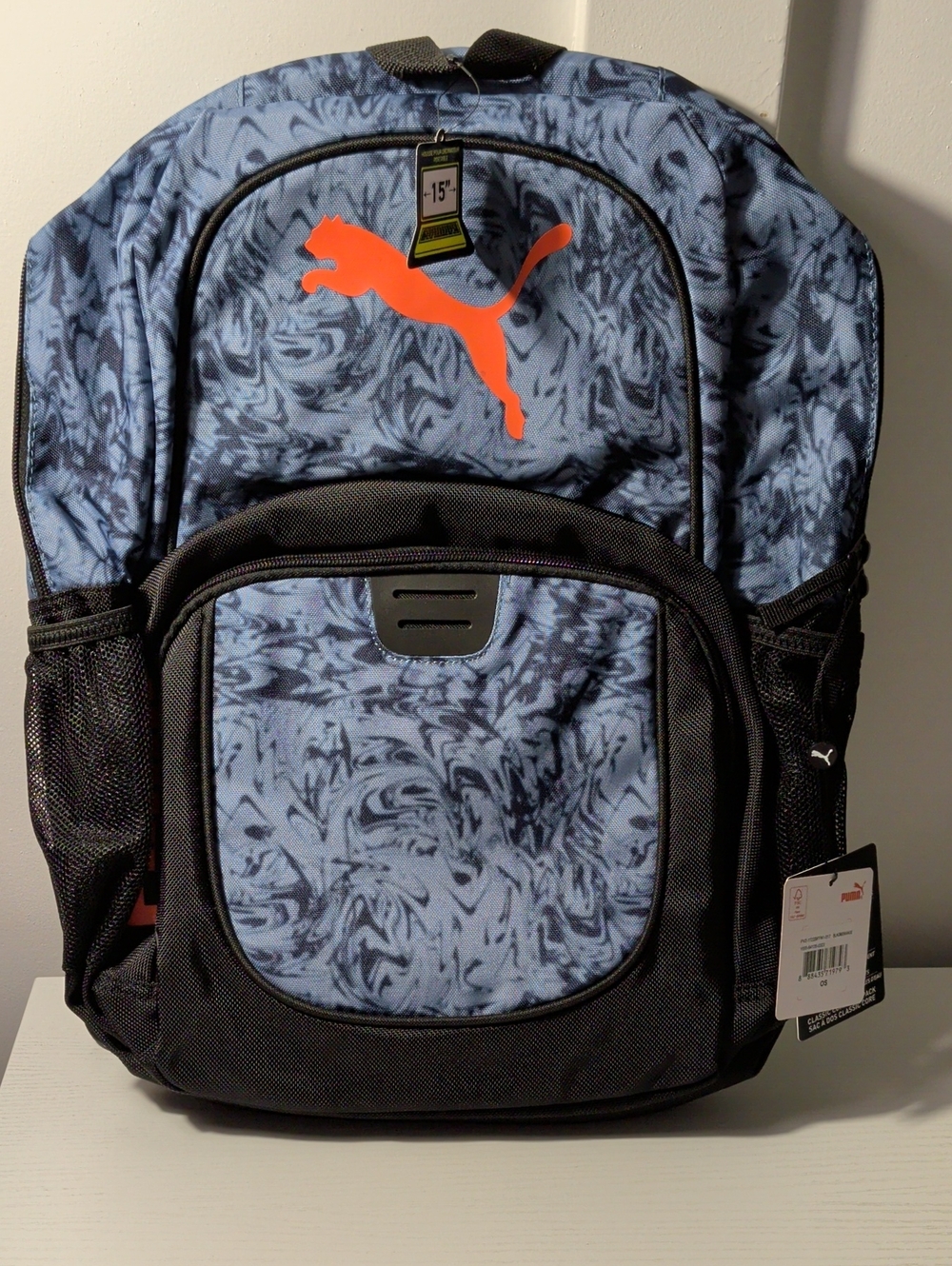 PUMA NWT Blue 15 In. Backpack